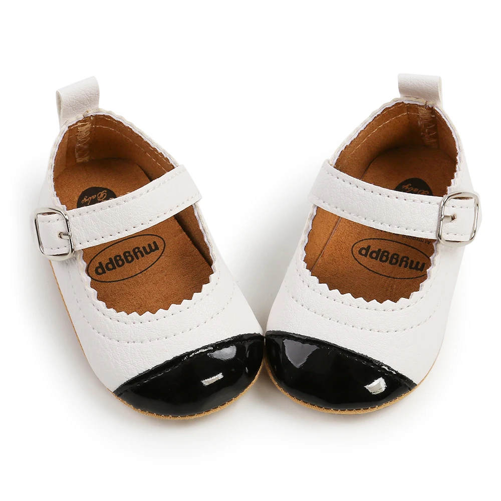 

2022 New Year Baby Girl First Walkers Soft Leather Baby Princess Shoes Newborn Girls Moccasins Shoes Non-slip Spring Prewalker