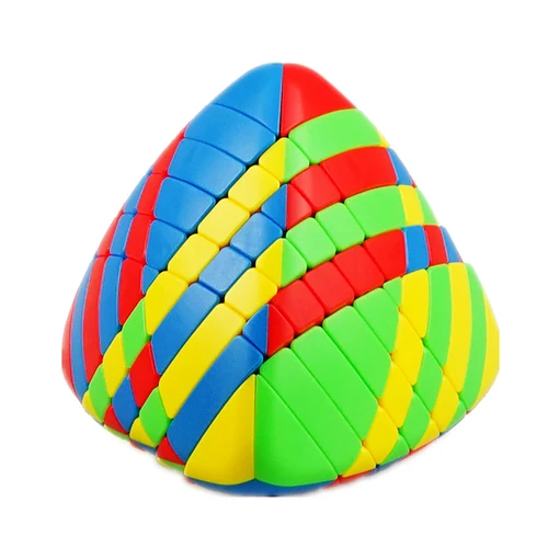 Shengshou 마스터 모픽스 스피드 큐브, 쌀 만두 매직 퍼즐 큐브, 피라미드 모양 큐브, 6x6x6 