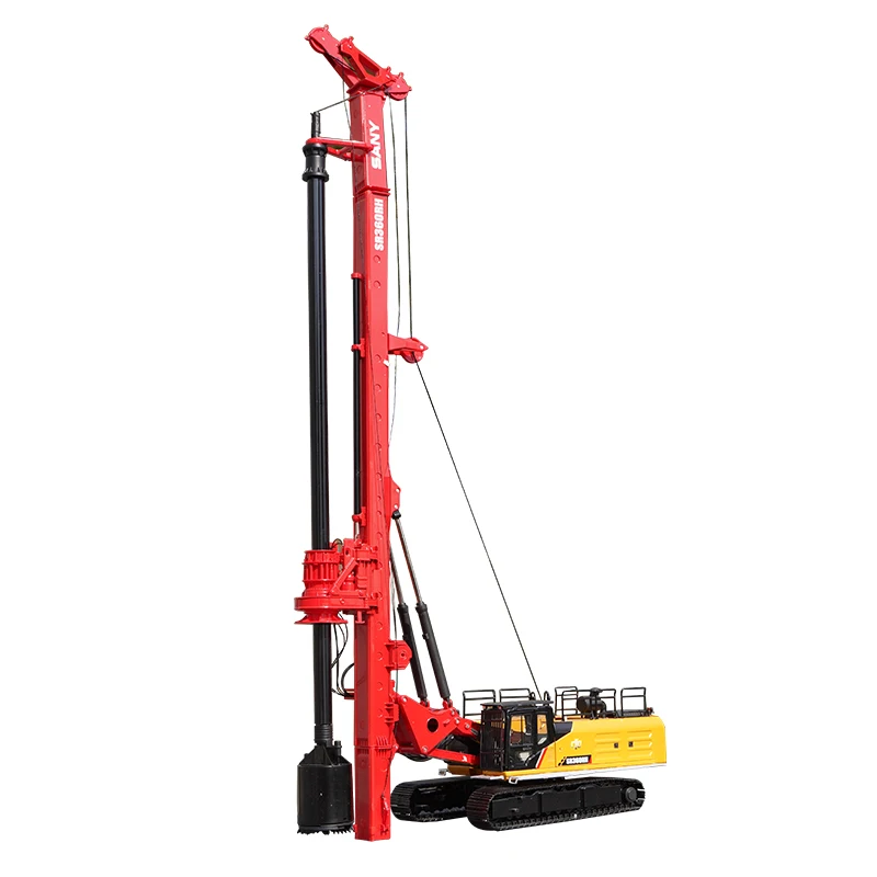 

High Quality Original Factory Diecast 1:35 Sany Sr360rh Rotary Digging Rig Model Alloy Lifting Rotary Digging Drill Scale Model