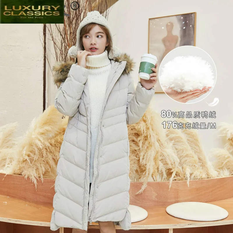 Jackets Down Women's Winter Korean Style Coat Female Jacket Women Coats Fur Collar Fashion Woman Parkas Mujer Chaqueta WPY912