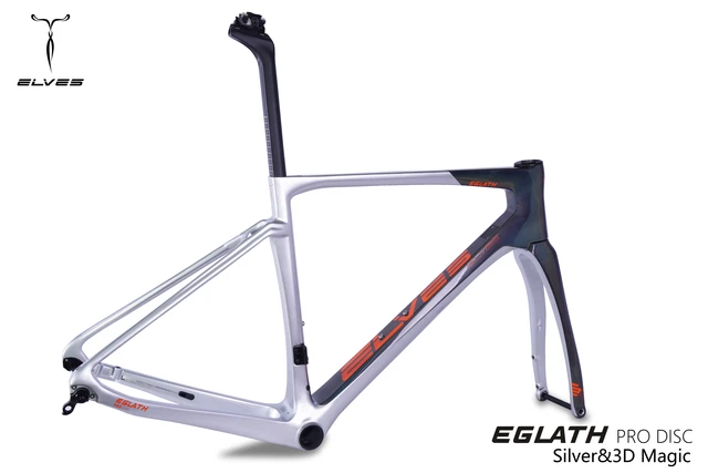 Elves Eglath Pro all rounder road disc frame carbon fiber frame carbon  bicycle frame disc road frame - AliExpress