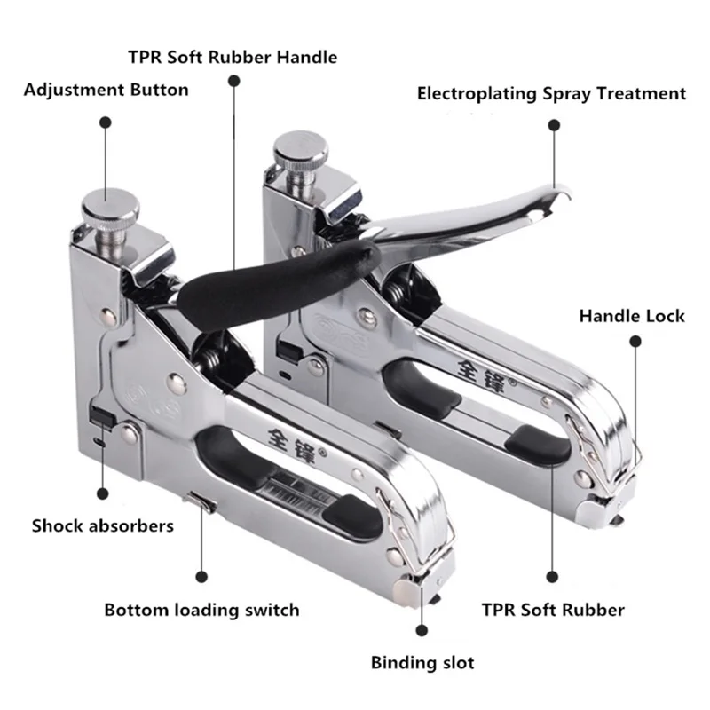 Imagem -03 - Multitool Heavy Grampeador Suit em t u Gate Forma Grampo Móveis Madeira Estofados Moldura Rebite Home Decoração Ferramenta