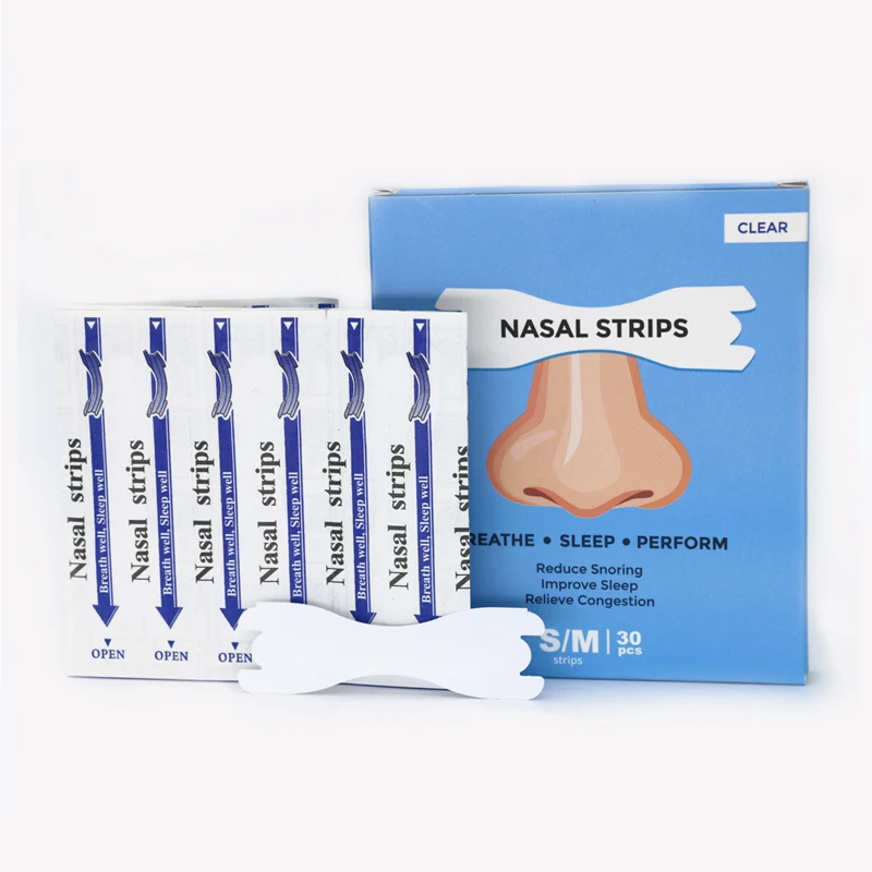 300pcs/10Box Transparent Nasal Strips Anti-Snore Patch To Not Snore Sleep  Relax Anti-snoring For Nose Better Breath Snore Saver