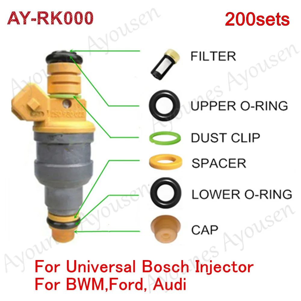 500 Sets Universal-Einspritzdüsen-Reparatursätze für Bosch-Einspritzdüsen für Ford 4,6 5,0 5,4 5,8