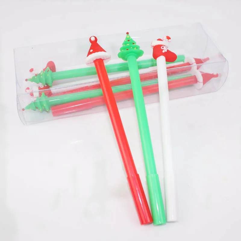 50PCS Weihnachten Geschenk Kreative Persönlichkeit Prüfung Stift Büro Schreibwaren Unterschrift Stift Kawaii Schule Liefert Gel Stifte