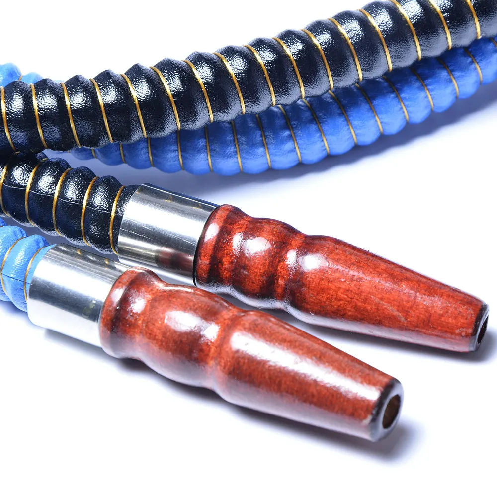 DEJAYA Synthetic Leather Hookah Hose Shisha Pipe Cachimba Waterpijp Provost Chihcas Narguile Accessories 1.2m