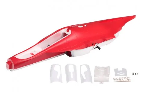 

FMSRC 70mm Ducted Fan EDF Jet Yak-130 Yak130 V2 Fuselage Red FMSPS101RED-1RC Airplane Model Plane Aircraft Avion pare Parts