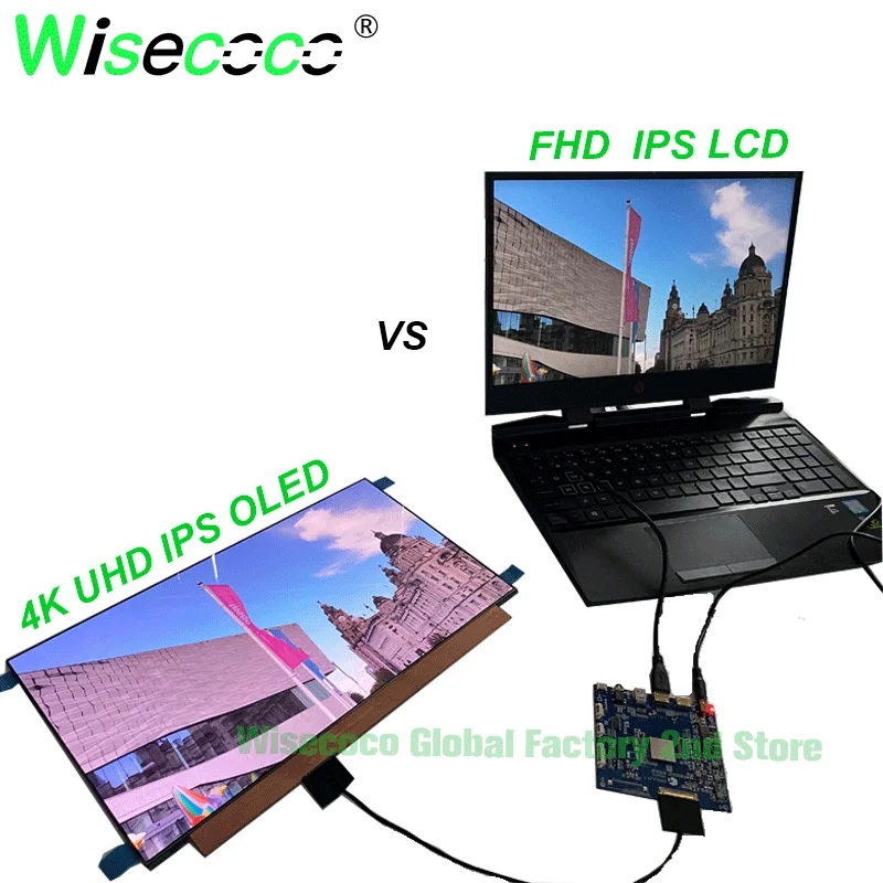 Uhd 15.6 polegadas 3840x2160 4k amoled oled ips 60hz tela com placa de motorista