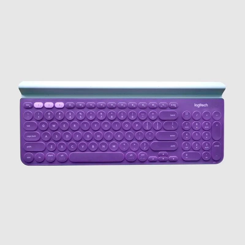Keyboard Cover for Logitech K780 Keyboard Protect Skin Wireless Bluetooth Keyboard Cover Full Coverage Dustproof Protecter Film