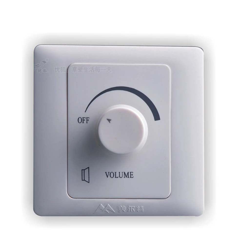 86x86mm 5w botão interruptor de transformação stepless/alto-falantes multimídia de áudio botões de