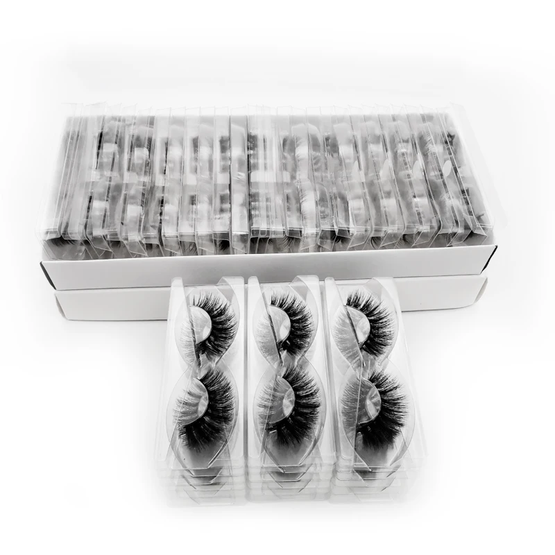 YSDO 30 คู่ขนตาขายส่ง Hand made Mink ขนตาปลอม 3D Mink hair ขนตาธรรมชาติแต่งหน้า 3D False eyelashes