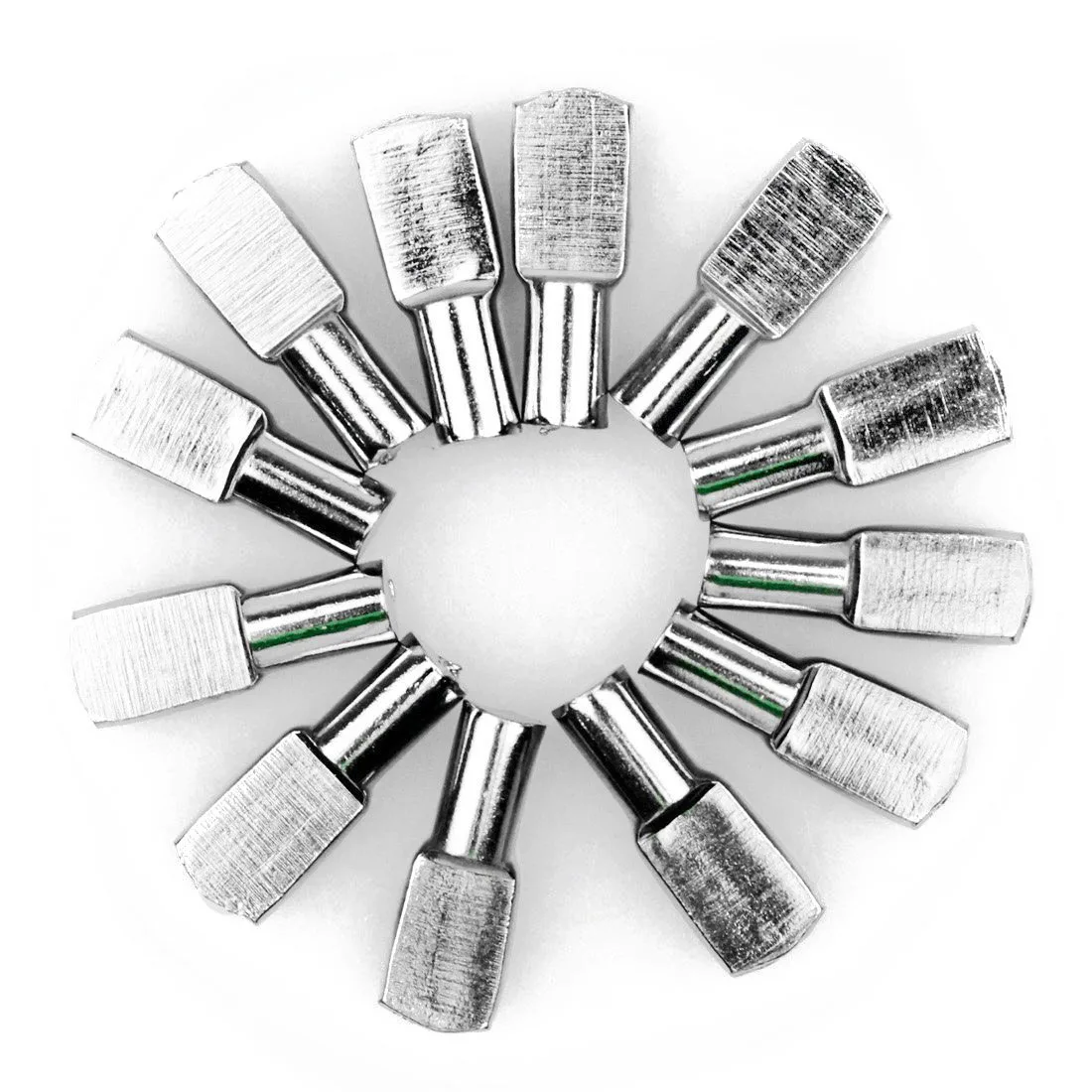 Hot 50PCS 5mm Shelf Pins, Spoon Shape Cabinet Furniture Shelf Support Pegs Nickel Plated shelf pins