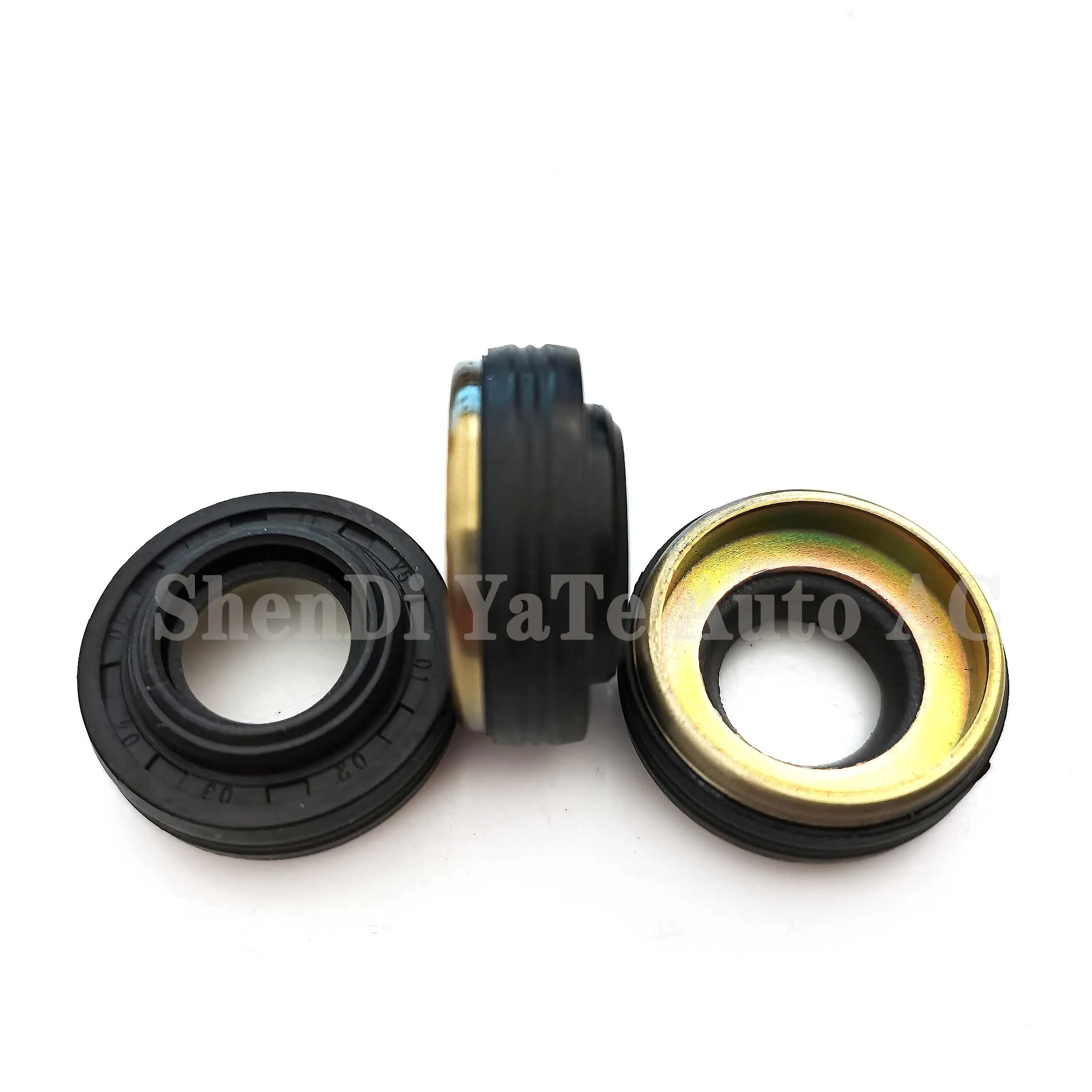 100pcs,Automotive Air Conditioning Compressor Oil Seal Stamps For V7 V5 / DKS 17C / MSC 90,MSC 105,Calsonic VT