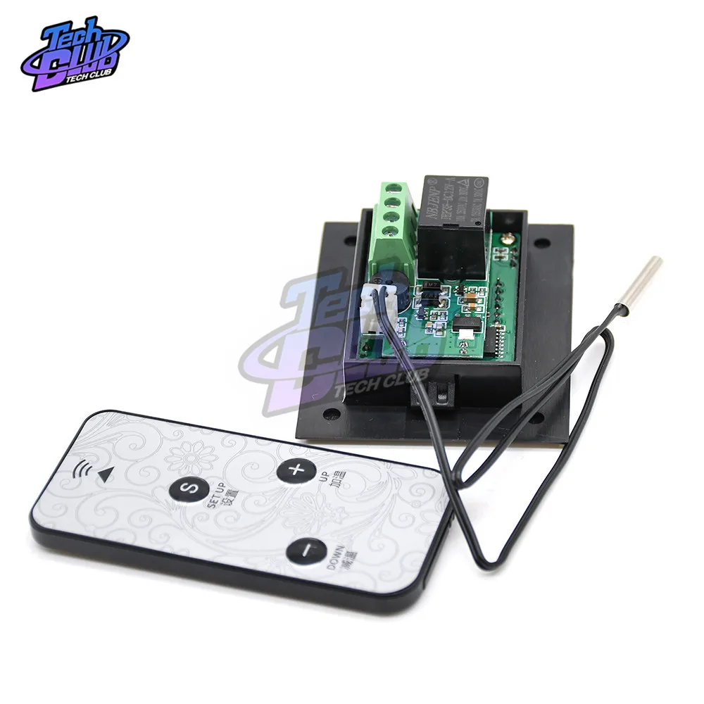 A10S Display digitale termostato intelligente 12V regolatore di temperatura sensore NTC pulsante fisico/Touch con telecomando a infrarossi