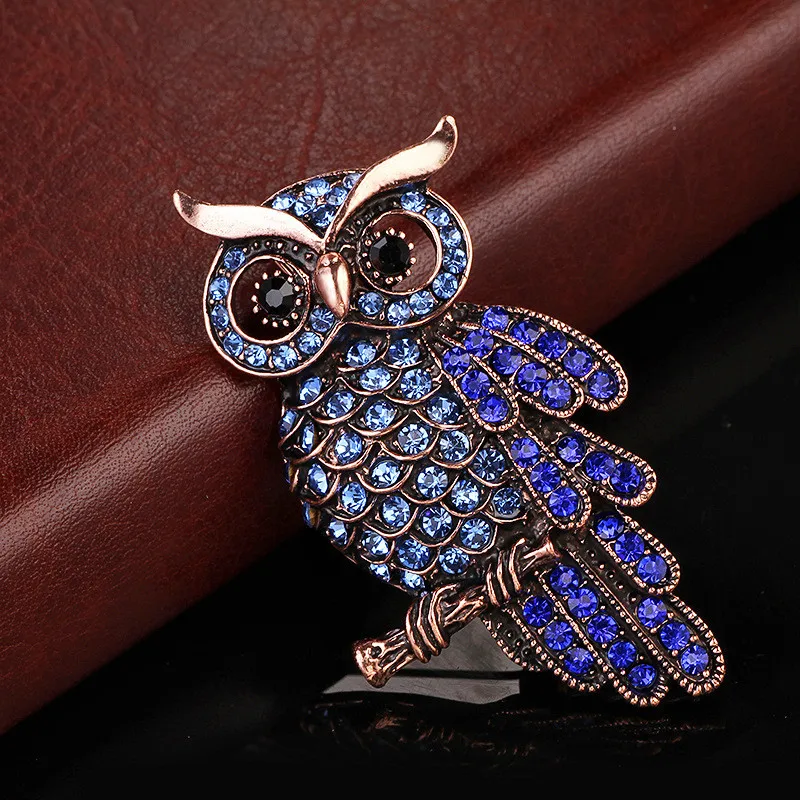 ADOLPH New Design Personality Owl Family Brooch Pins For Man Woman Fashion Jewelry Luxurious Male Ornaments Good Quality Gifts