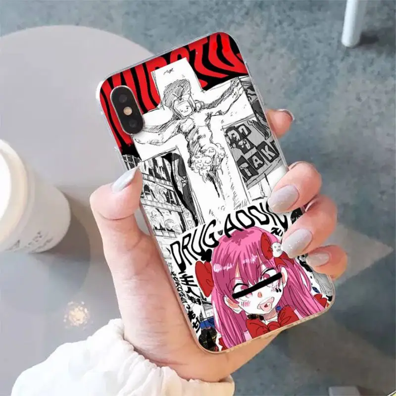 Yinuoda jun inagawa Japanese Fashion Anime Phone Case for iPhone 11 12 13 mini pro XS MAX 8 7 6 6S Plus X 5S SE 2020 XR case