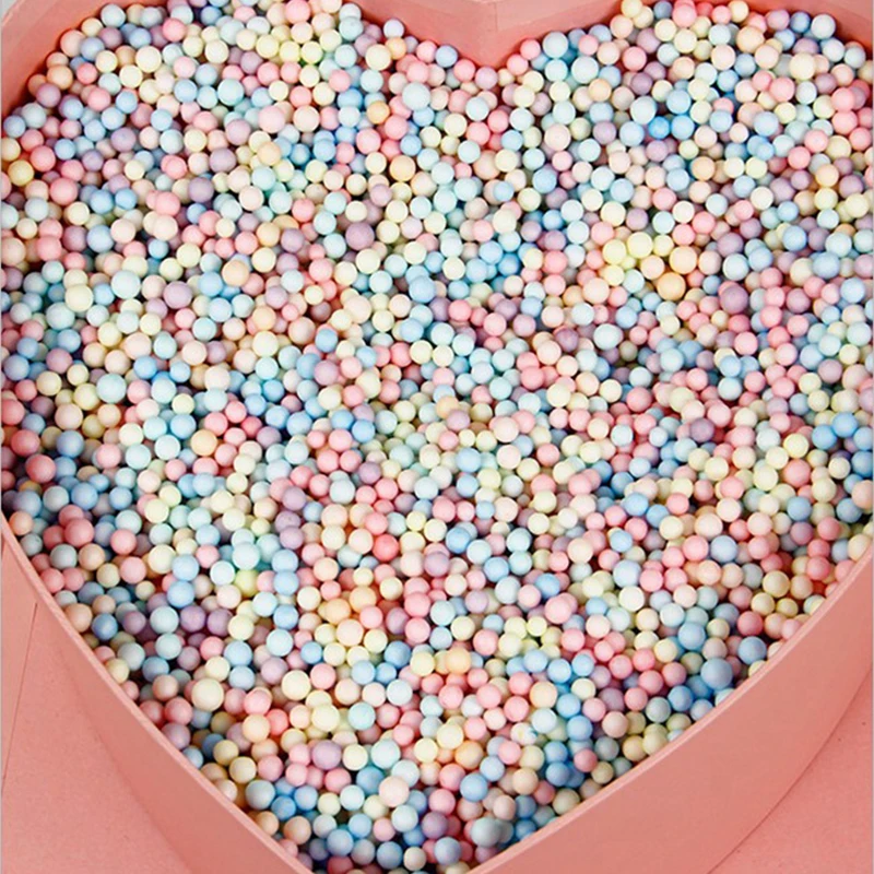 DIY Ma Caron color foam ball flow Star gift box slime filled particles gifts surprise gift accessories 2019 hot sale 10g 25g/bag