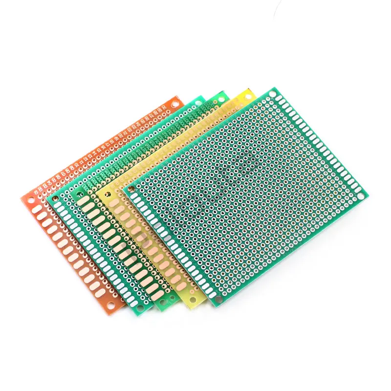 7 * 9cm 2.54  Double Side Copper and Tin Prototype Pcb Universal Board Fiberglass Board Bakelit /Epoxy/Green Oil Sockets Gold