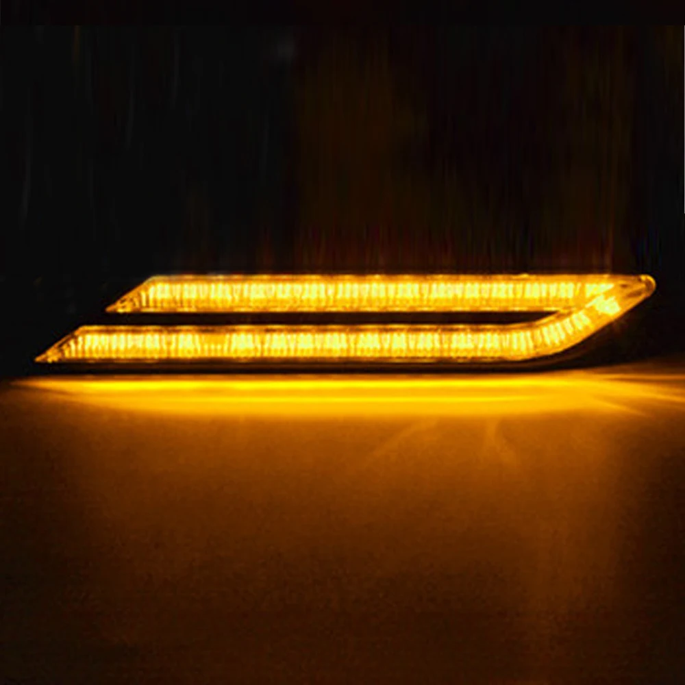 CSCSNL DRL السوبر مشرق DRL سيارة النهار مصباح ليد سيارة عالمية النهار تشغيل أضواء السيارة التصميم مقاوم للماء 33 LED