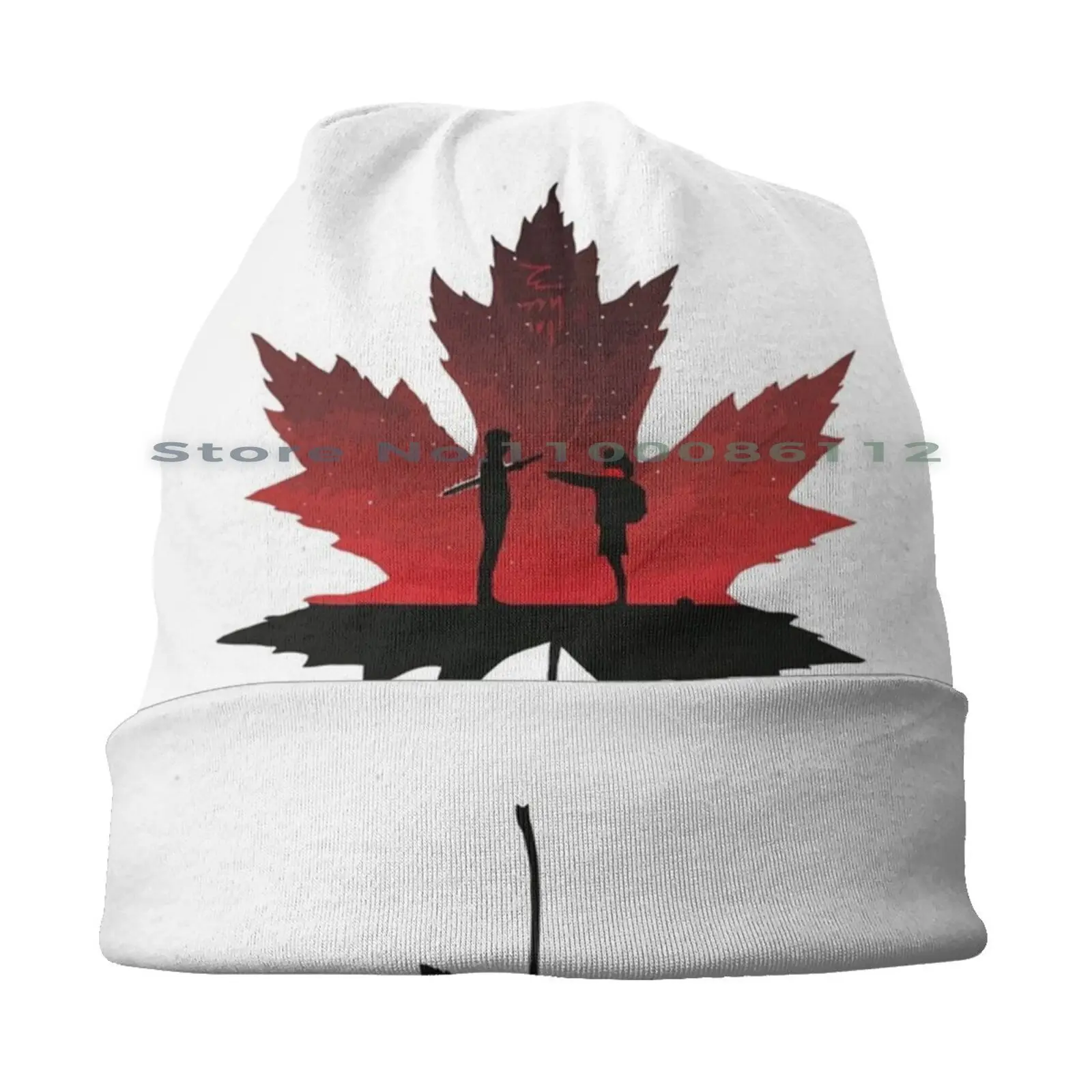 Maple Leaf Goblin K Drama Beanies Knit Hat K Pop Kpop Korean Pop Korea Idol Music Illioxa Korean Drama Kdrama Drakor Maple