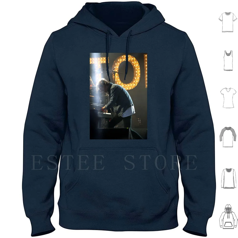 

Толстовка с капюшоном Tom Odell с длинными рукавами, фестиваль больших деревьев Tom Odell 2014, музыкальное живое выступление, прожектор для фортепиано, музыканта