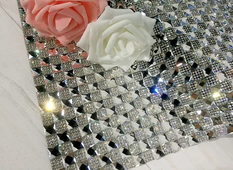 Interior diamond bling rhinestone sticker sheets luxurious phone case decor Self Adhesive Scrapbooking Sticker shoes decoration