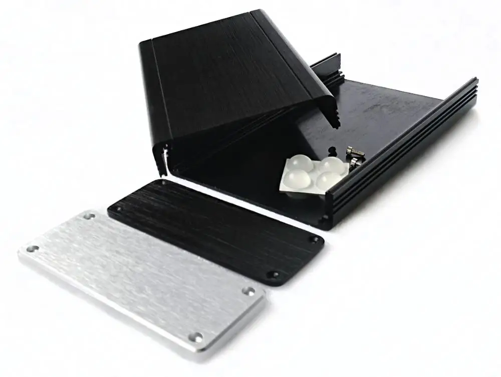 Новый полностью алюминиевый корпус ЦАП 1105, мини-корпус усилителя, корпус усилителя мощности, коробка «сделай сам»