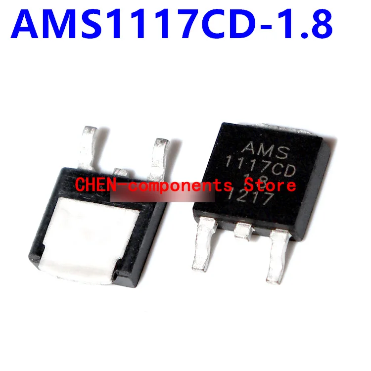 20pcs AMS1117CD-1.8 TO-252