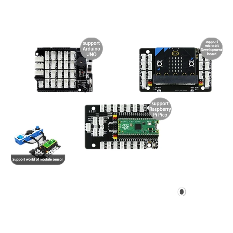 

Yahboom Sensor Expansion Board with PH2.0 Port for World of Module Compatible with Arduino UNO BBC Micro:Bit Raspberry Pi Pico