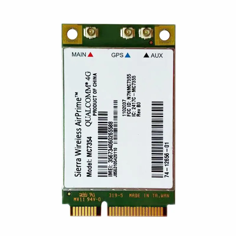 Original Sierra Wireless Airprime MC7354 Mini PCIE LTE 4G QUALCOMM WCDMA GSM GPRS GNSS UMTS Support Gobi API 4G module