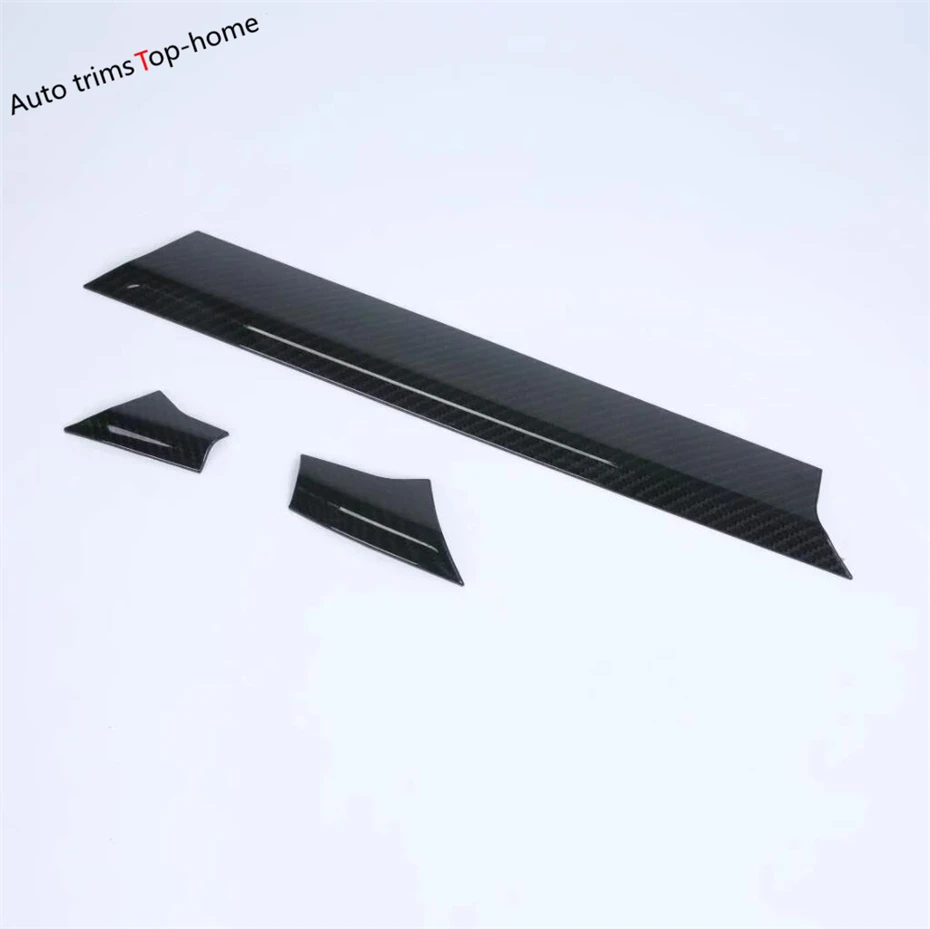 

Carbon Fiber Accessories Handle Bowl Air AC Vent Window Lift Pillar A Speaker Frame Cover Trim For Mazda CX-8 KG CX8 2017 - 2021