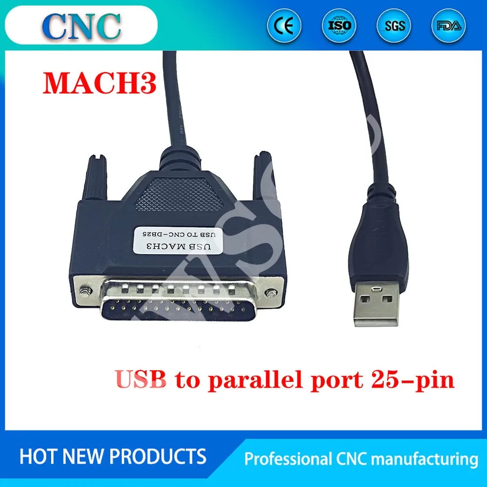 

USB CNC Mach3 three-axis four-axis engraving machine stepper motor parallel port data line CNC special control board