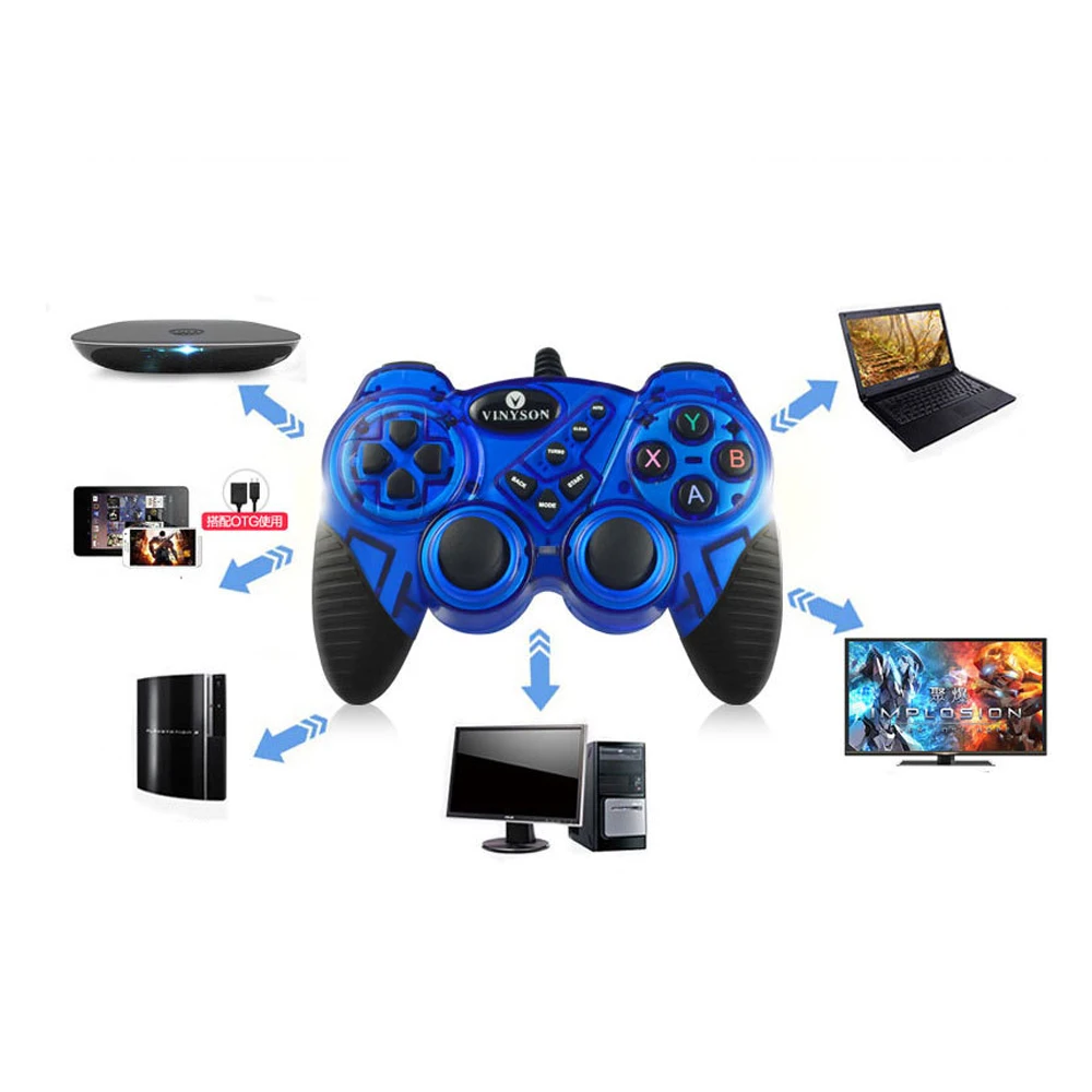 

Wired Joystick Game controller for PS3 for android smart moblie phone TV box PC