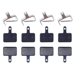 4 Pairs Bicycle Bike semi metal Resin Disc Brake Pads for Shimano B01S M375 M395 M416 M445 M446 M485 M486 M515 M525 Replacement