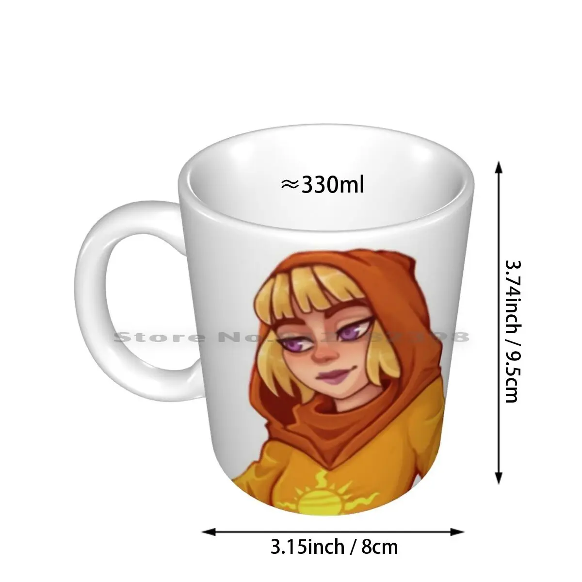 Rose Ceramic Mugs Coffee Cups Milk Tea Mug Homestuck Seer Of Light Rose Lalonde Human Girls Womens Blonde God Tier Yellow