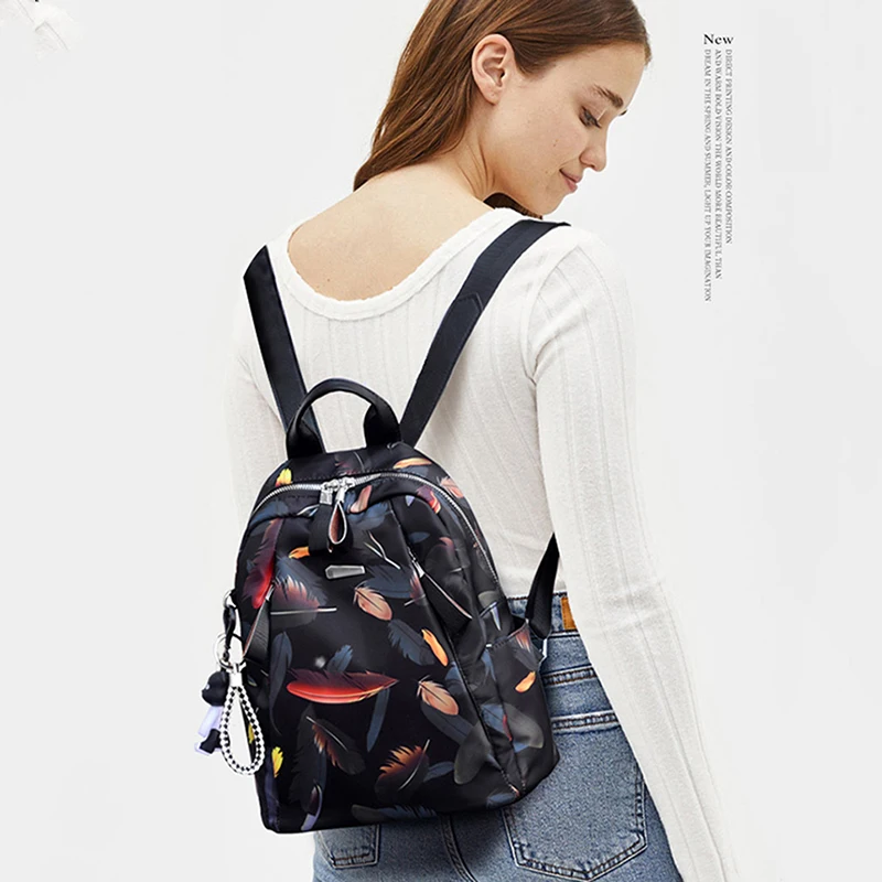 Fashion School Bags For Teenager Girls 2024 Backpack Women Oxford Cloth Shoulder Bags Large Capacity Travel Backpack Sac A Dos