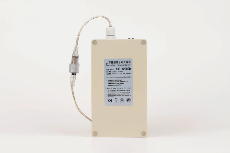 MasterFire 10 เซ็ต/ล็อต DC 122000 กันน้ํา 12V 20000mah Super ความจุแบตเตอรี่ลิเธียมโพลิเมอร์แบบชาร์จไฟได้ Pack สําหรับกล้องวงจรปิดกล้อง