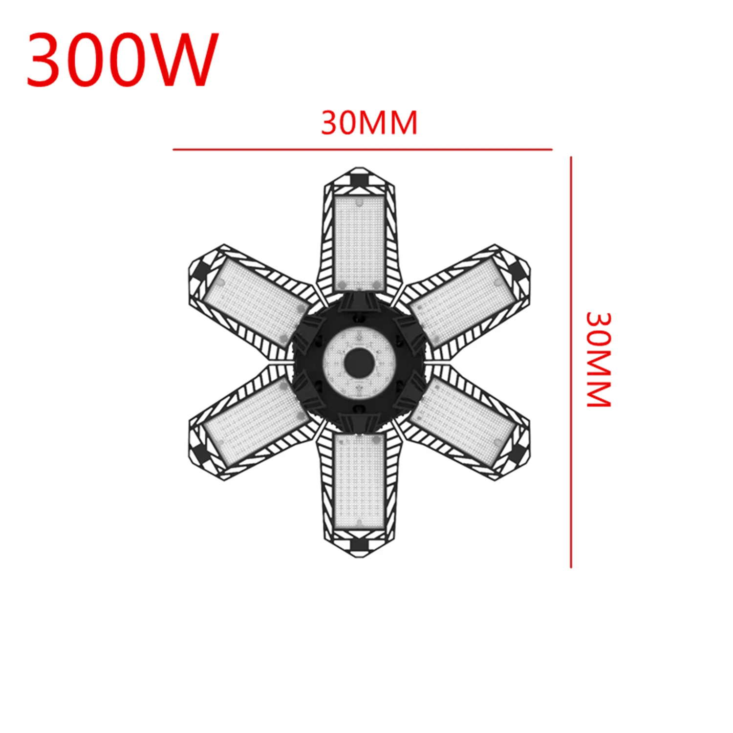 NEW Folding Garage Lighting 300W LED Light B22 E26 E27 E39 E40 Ceiling Lamp LED High Bay Lights UFO Deformable Bulb AC110V 220V