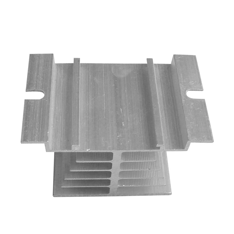 10A 25A 40A dissipatore di calore in alluminio monofase I-50 montaggio su guida Din relè a stato solido dissipatore di calore SSR radiatore