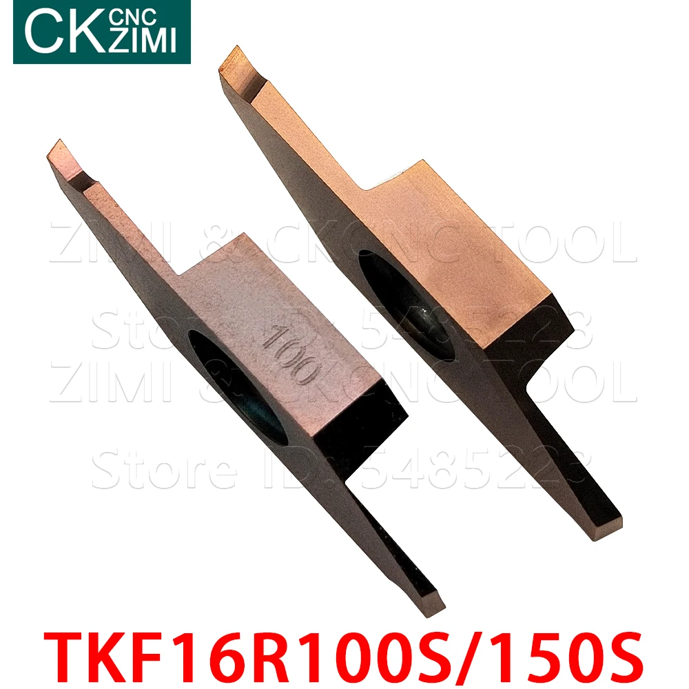 TKF16R TKF16R100S-16D TKF16R150S-16D Grooving Cắt Miếng Máy Đi Bộ Lắp Tiện Bằng Máy CNC Cắt Dụng Cụ KTKFR Toolholder