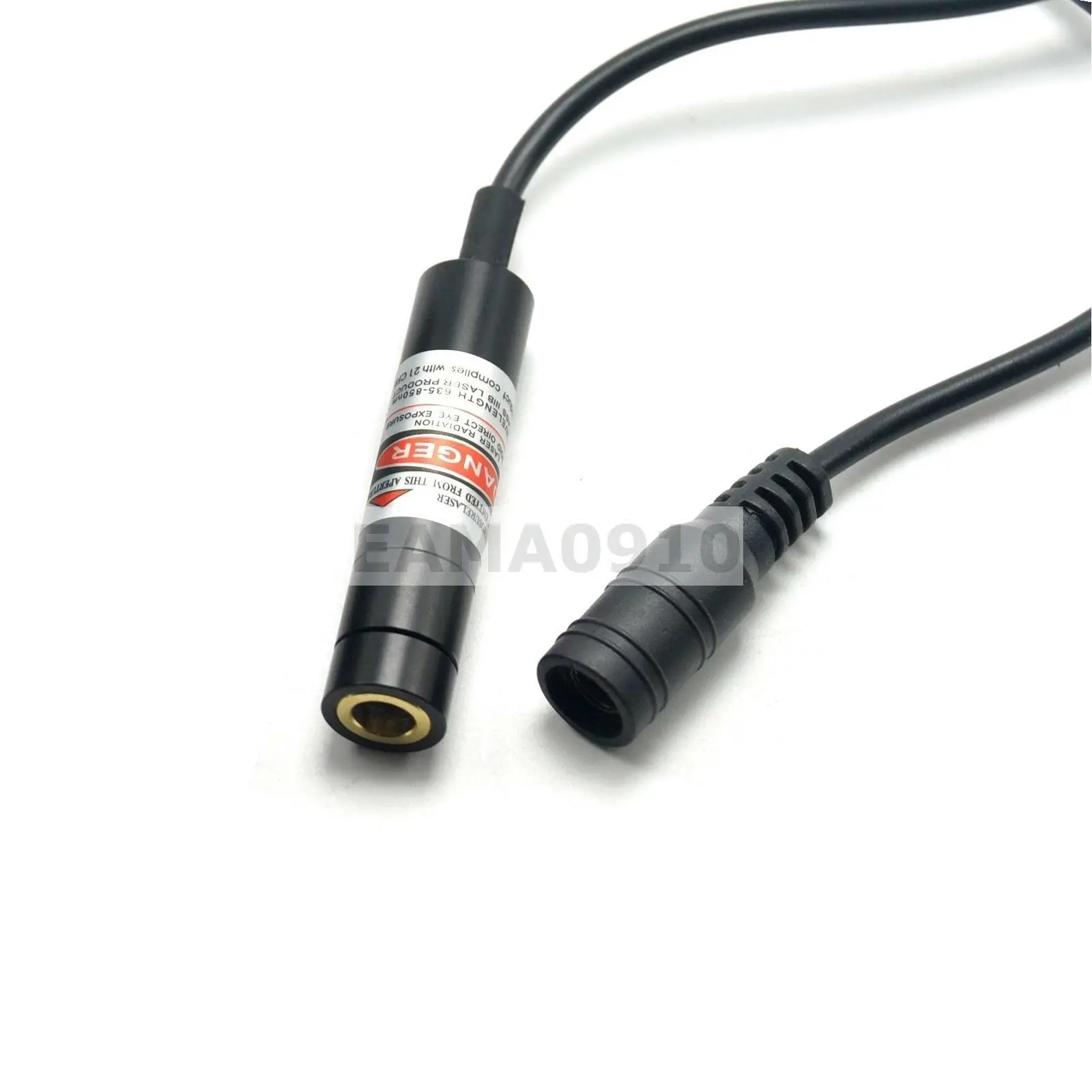Fokussierbar 20mW Dot Rot Laser Licht Laser Diode Modul 650nm 12x55mm w/Adapter