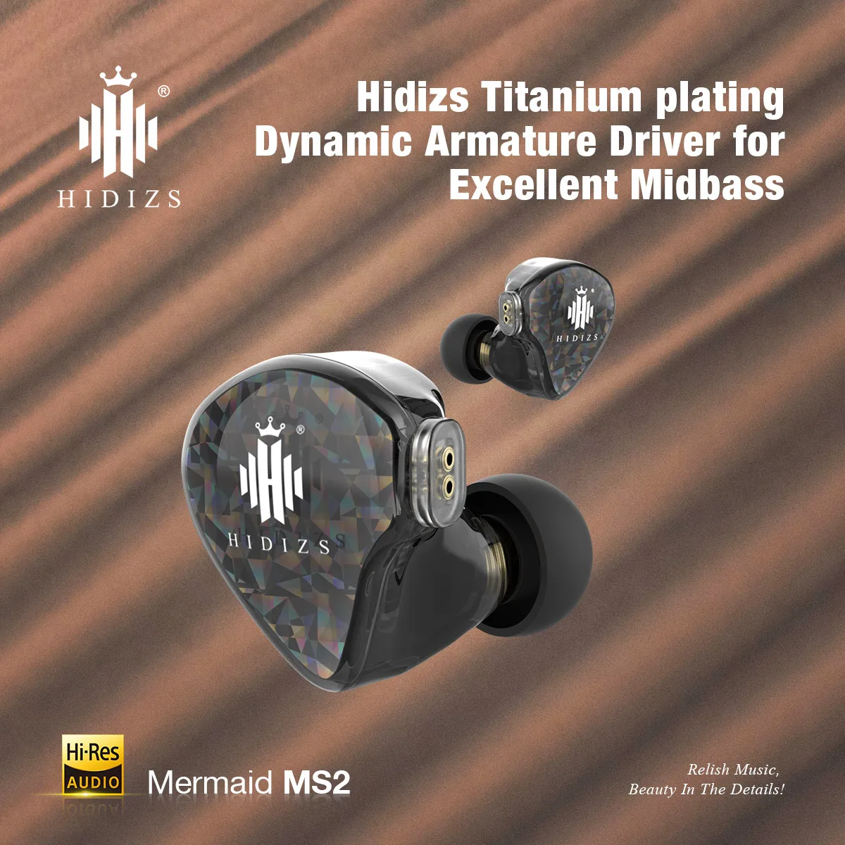 Hidizs MS2 Kopfhörer HiFi In-Ohr Hybrid Dual Treiber (1 Knowles BA + 1 DD) verdrahtet Sport Musik IEM mit 2 Pin 0,78mm Abnehmbare Kabel