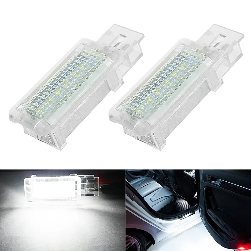 2Pcs Canbus Car LED Side Door Light Interior Under Door Lamp for Benz C-Class W203 W209 SLK-R171 SLR-R199 Viano W639