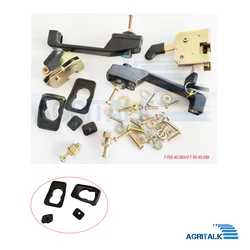FT65.45.055 + FT 65.45.056 , set of door locks with rubber pads (old design) for Foton Lovol tractor