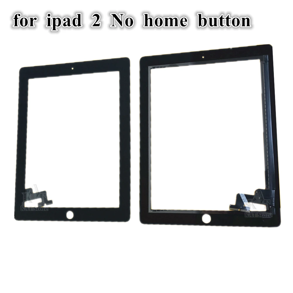 1Pcs 9.7 "Touch Screen Voor Ipad 2 A1395 A1396 Front Touch Screen Digitizer Sensor Glass Panel Frame Bezel voor Ipad 3 A1416 A1430