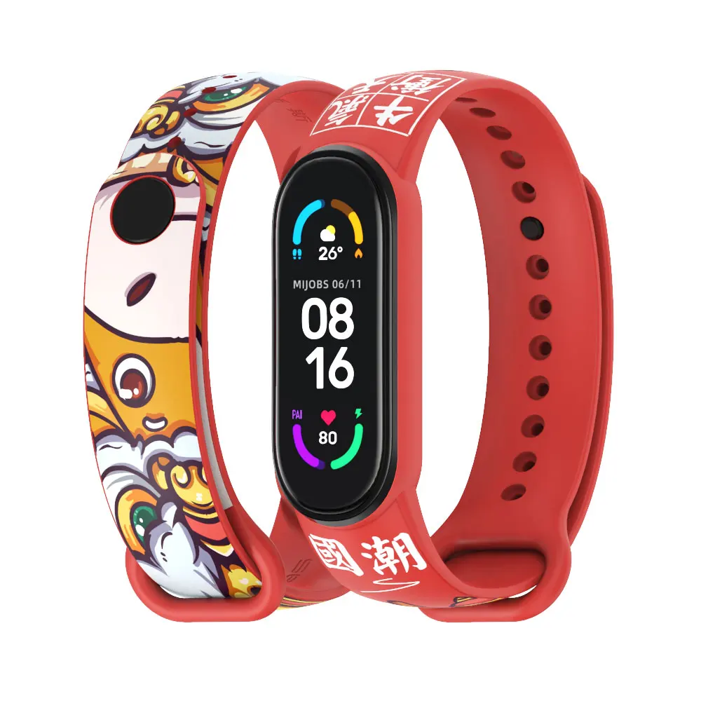 Dây Đeo Cho Xiaomi Mi Band 7 6 5 4 3 Dây Đeo Tay Vòng Đeo Tay Mi Band 6 Dây Đeo Cho Mi Ban Nhạc 5 pulseira Miband 4 Correa Cổ Tay Thay Thế