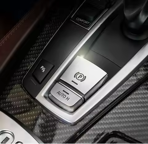 Parking Brake Switch P Button Cover Stickers For BMW F10 F07 F01 F25 F26 F11 F06 F15 F16 X3 X4 X5 X6