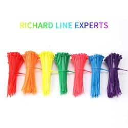 100 pcs 11 color 3*100 mm Plastic Zip Tie Self-locking Nylon Cable sleeve Ties black wire binding wrap straps UL Certified