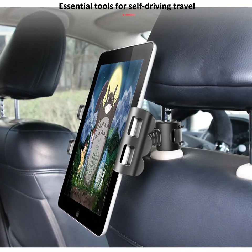 Adjustable Car Tablet Stand Holder for IPAD Tablet Accessories Universal Tablet Stand Car Seat Back Bracket For 4-11 Inch Tablet