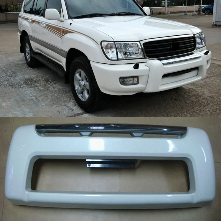 

For TOYOTA Land Cruiser LC100 FZJ100 UZJ100 4500 FJ100 1998-2007 ABS Pearl white front Bumper Guard